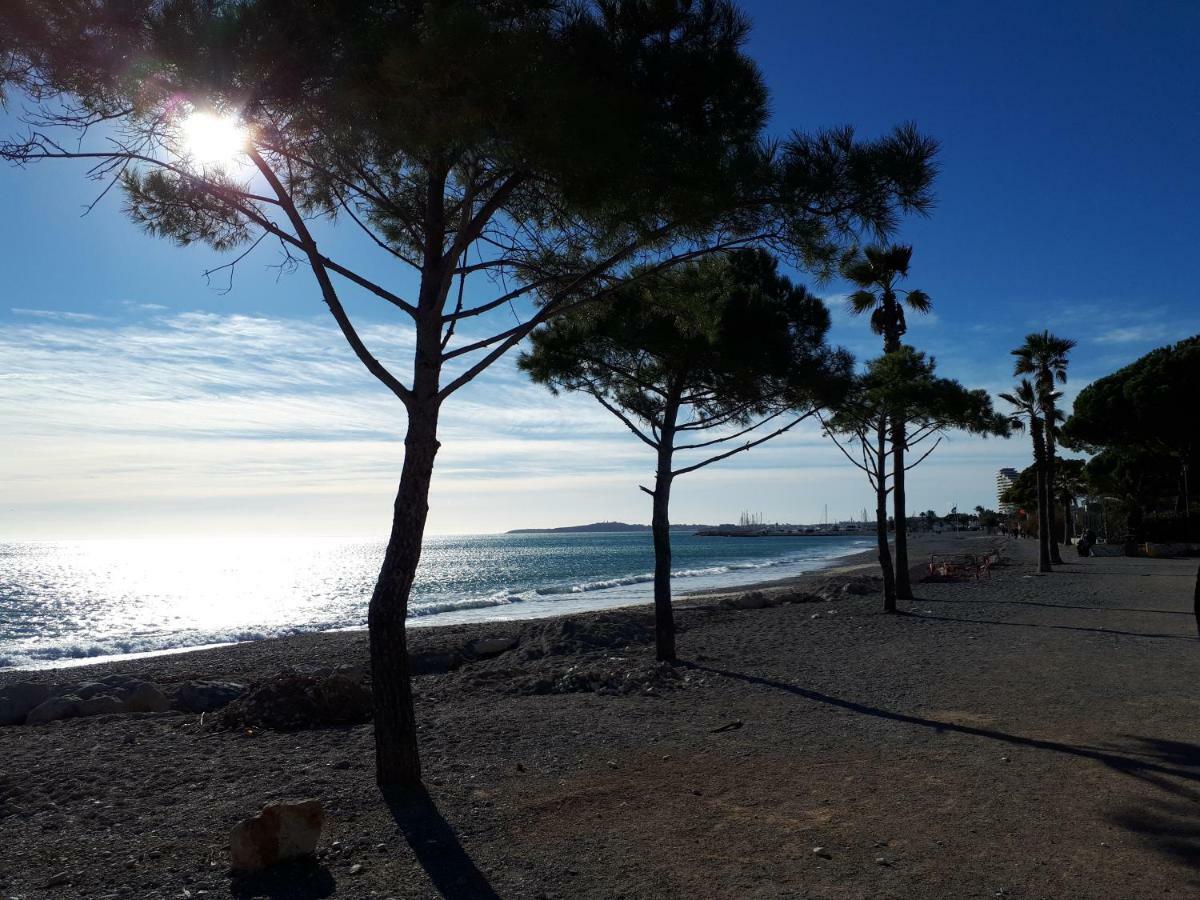 Ferienwohnung F2 Immeuble Les Pieds Dans L'Eau Villeneuve-Loubet Exterior foto